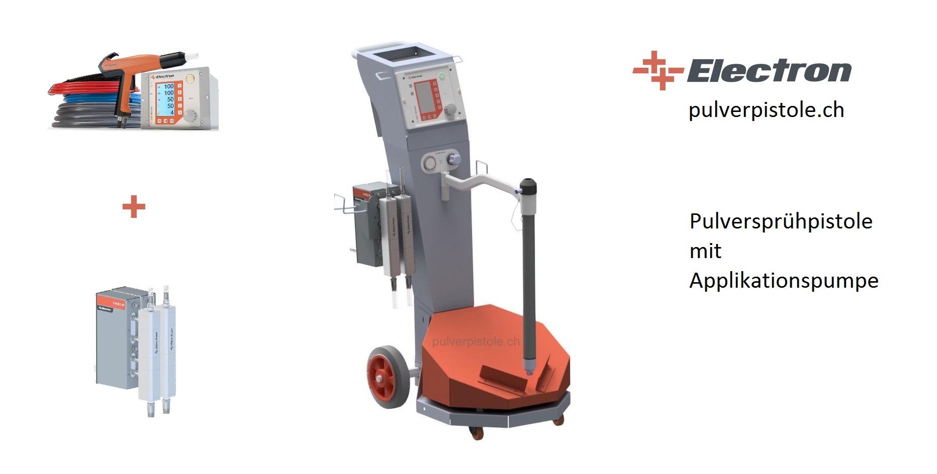 Pulvergerät Pumpensystem